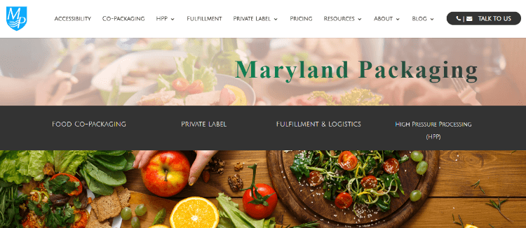maryland packaging banner