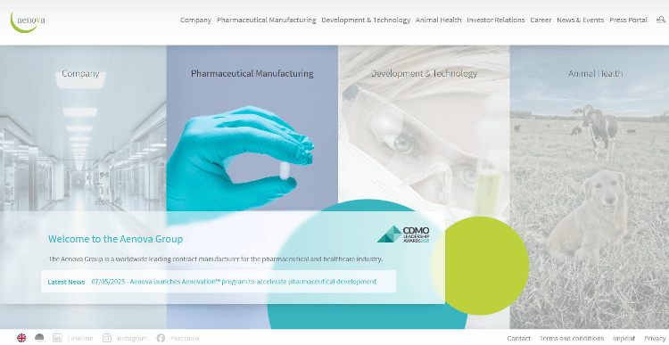 Top 10 Over the Counter Pharma Companies 8 Aenova Group