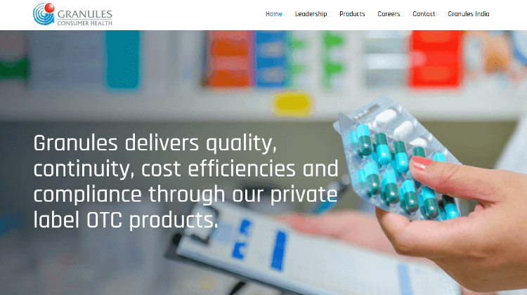 Top 10 Over the Counter Pharma Companies 10 Granules Consumer Health